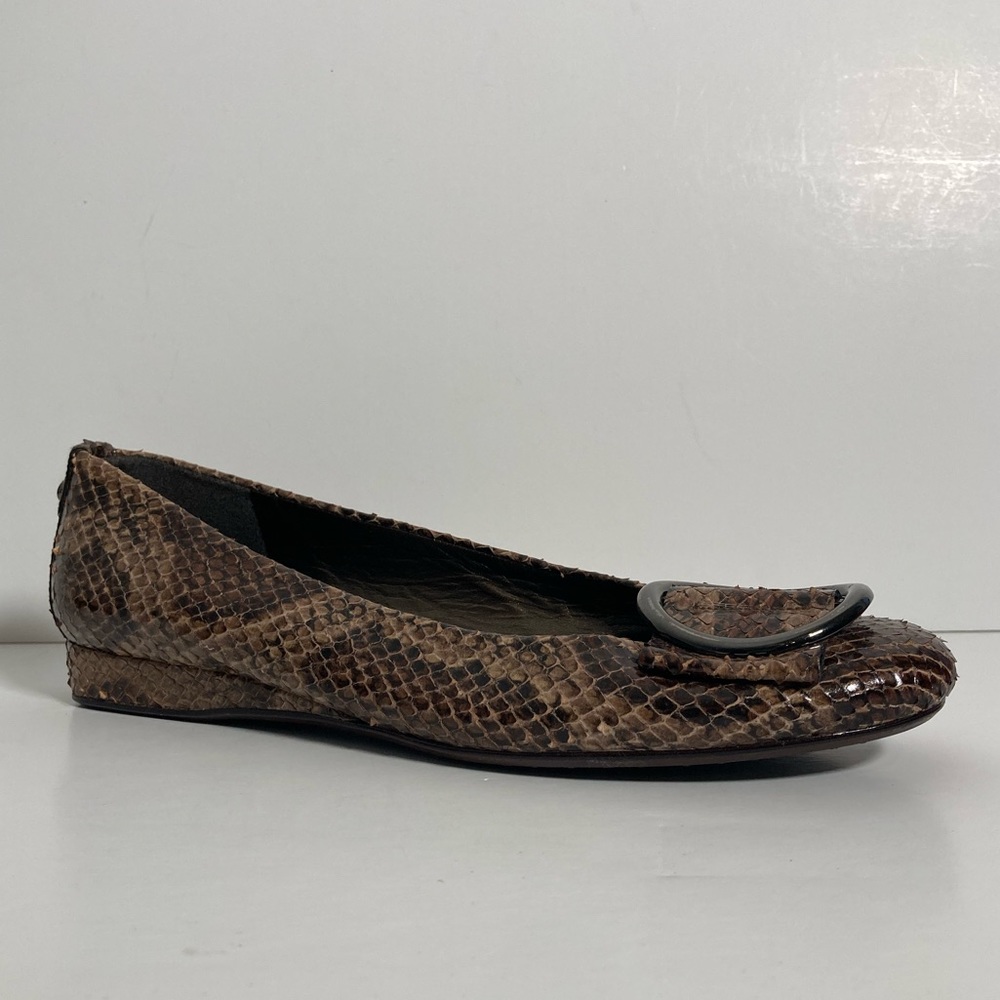 Stuart Weitzman Reptile Wedge Ballet Flat - image 3